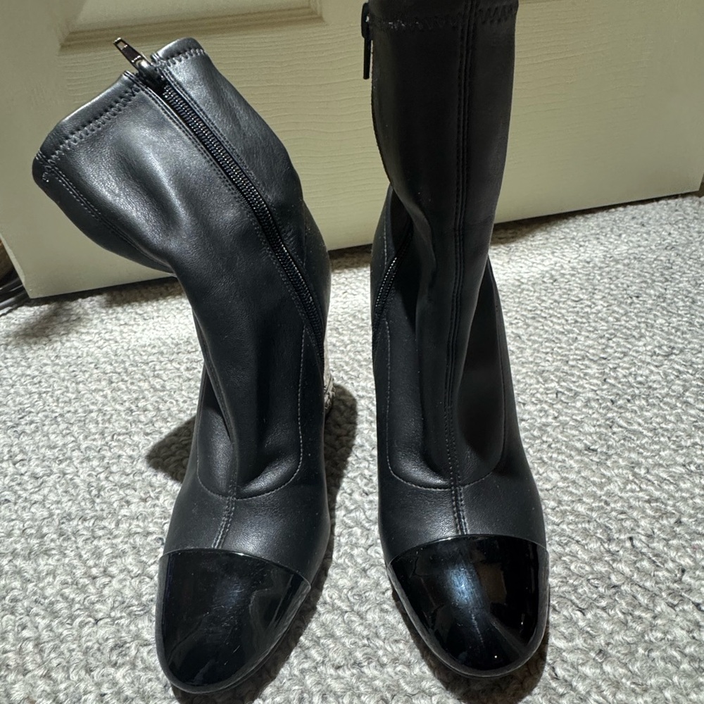 Guess Black Heeled Boots